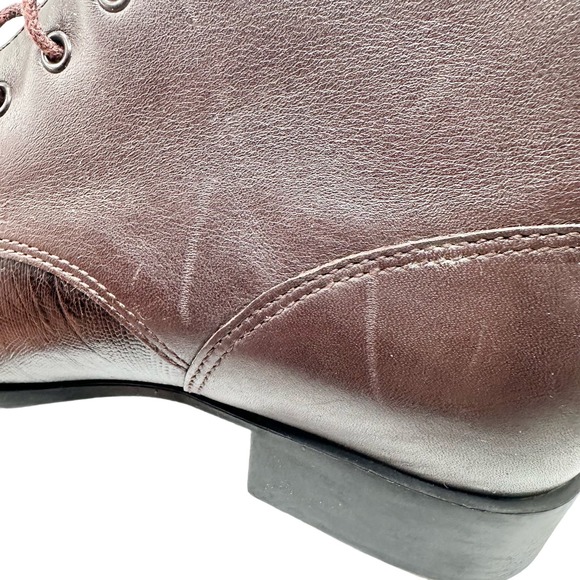 Ariat | Women | Bancroft Lizard Skin Emboss Leather Lace Up Ankle Booties | 7 B - Picture 13 of 16